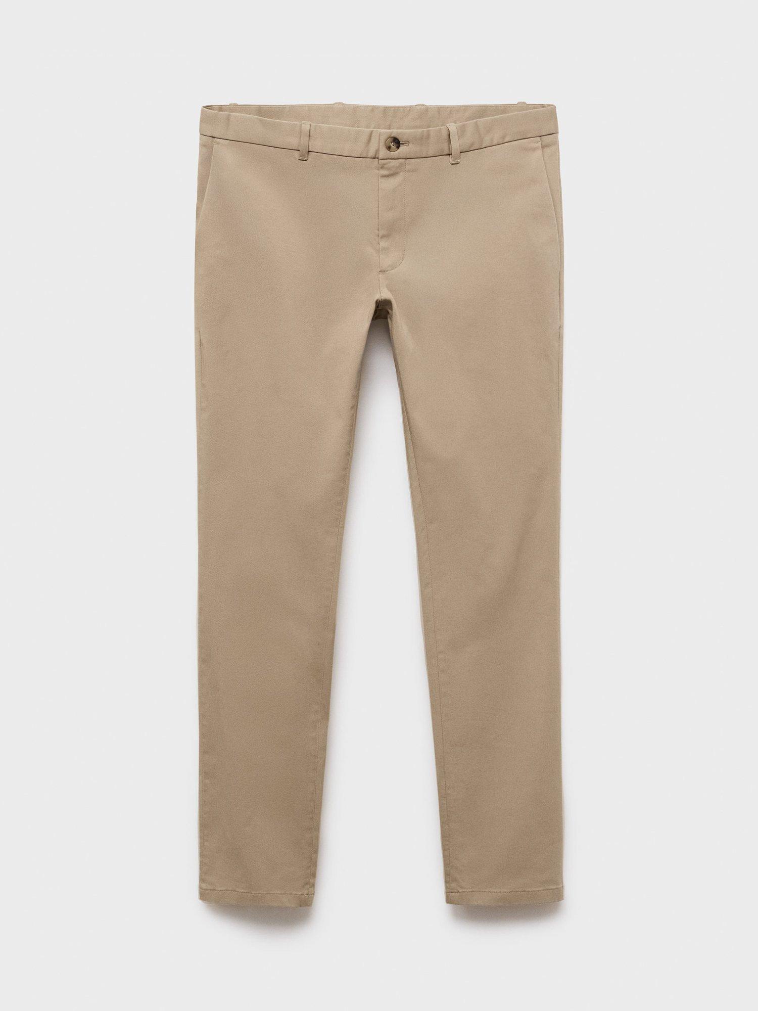 Product image 3 of 8, which shows Mango Barna Straight Fit Chinos, Light Beige, 30