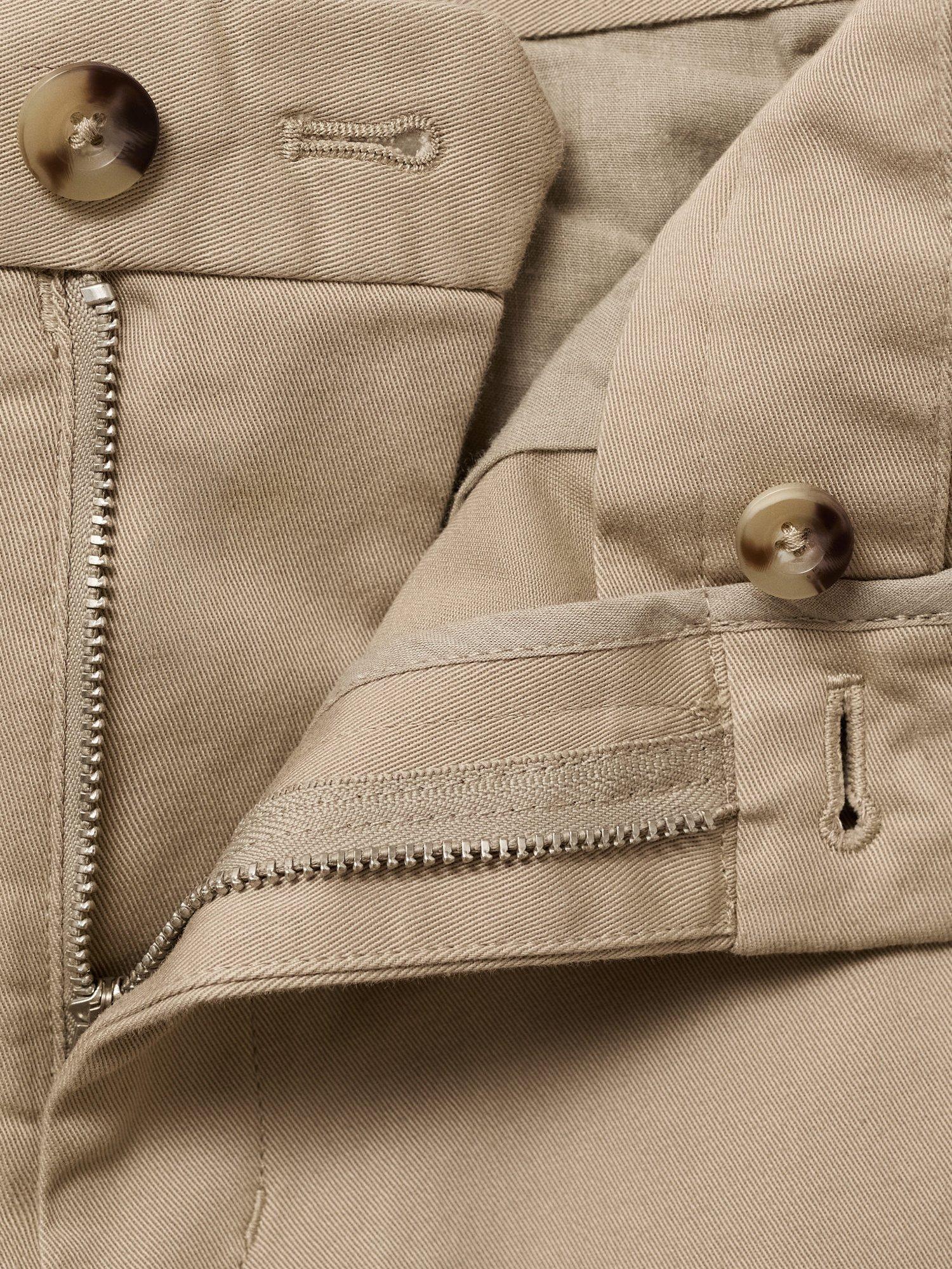 Product image 8 of 8, which shows Mango Barna Straight Fit Chinos, Light Beige, 30