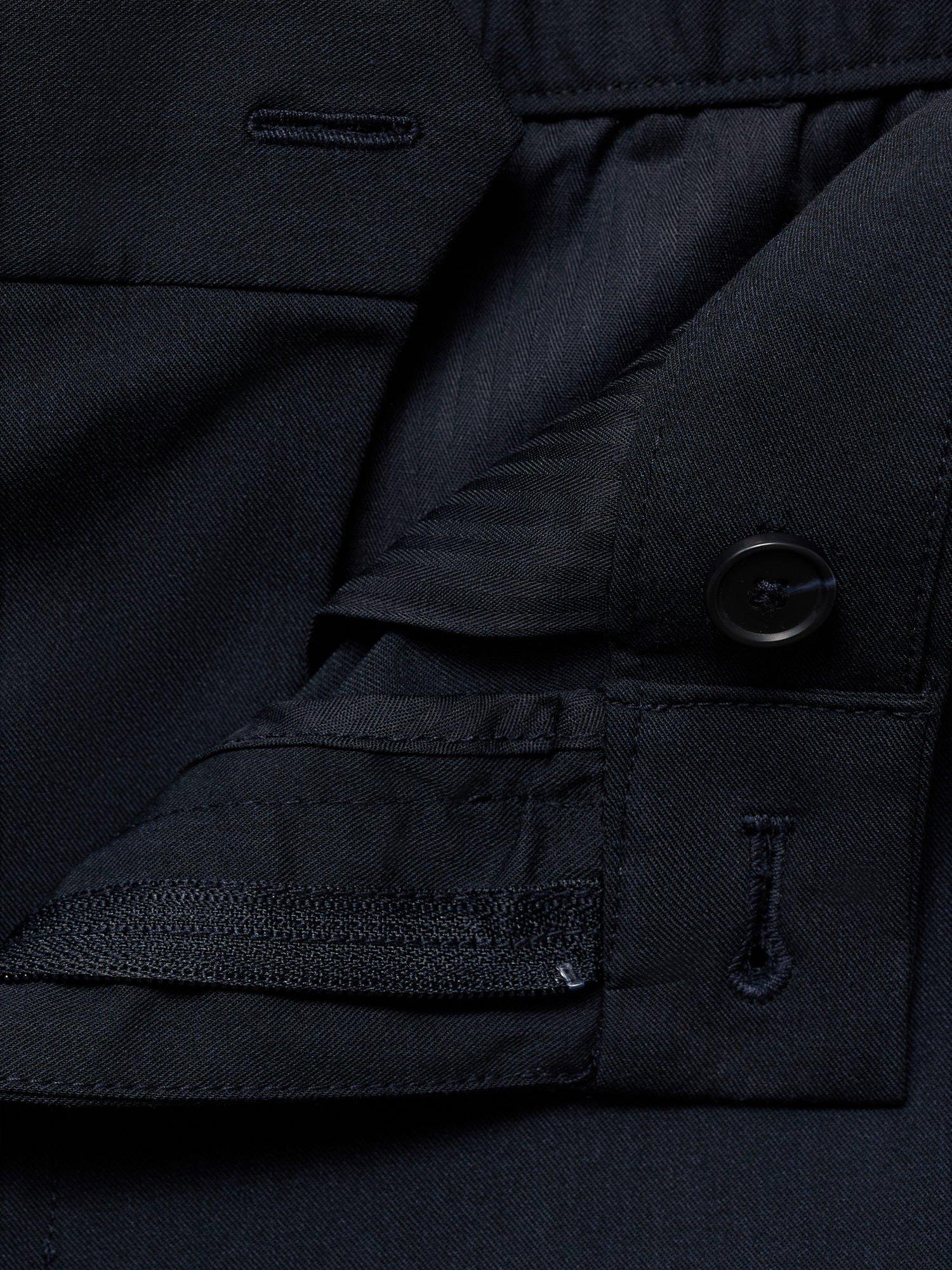 Product image 8 of 8, which shows Mango Bologna Straight Leg Chinos, Navy, 30