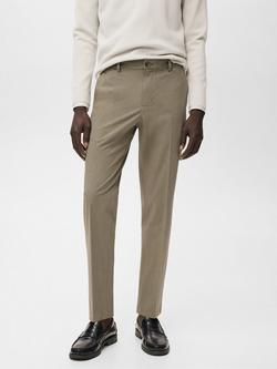Mango Bologna Straight Leg Chinos, Khaki