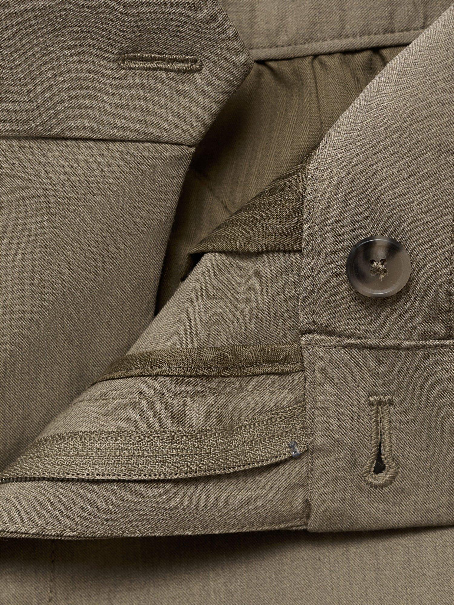 Product image 8 of 8, which shows Mango Bologna Straight Leg Chinos, Khaki, 30