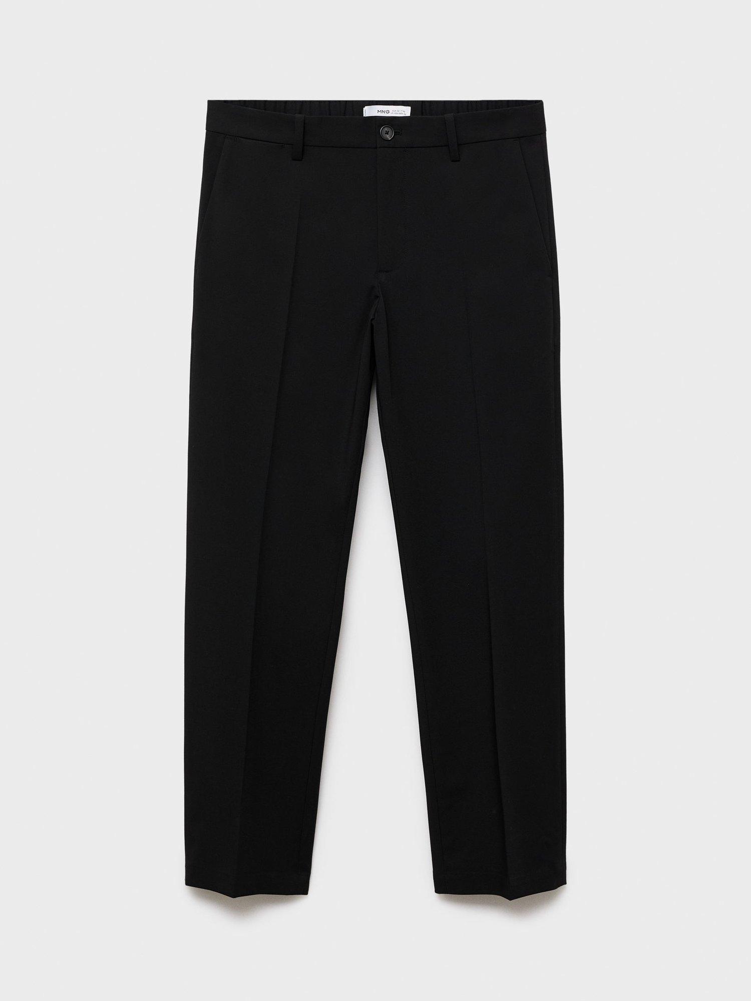 Product image 3 of 8, which shows Mango Bologna Straight Leg Chinos, Black, 34