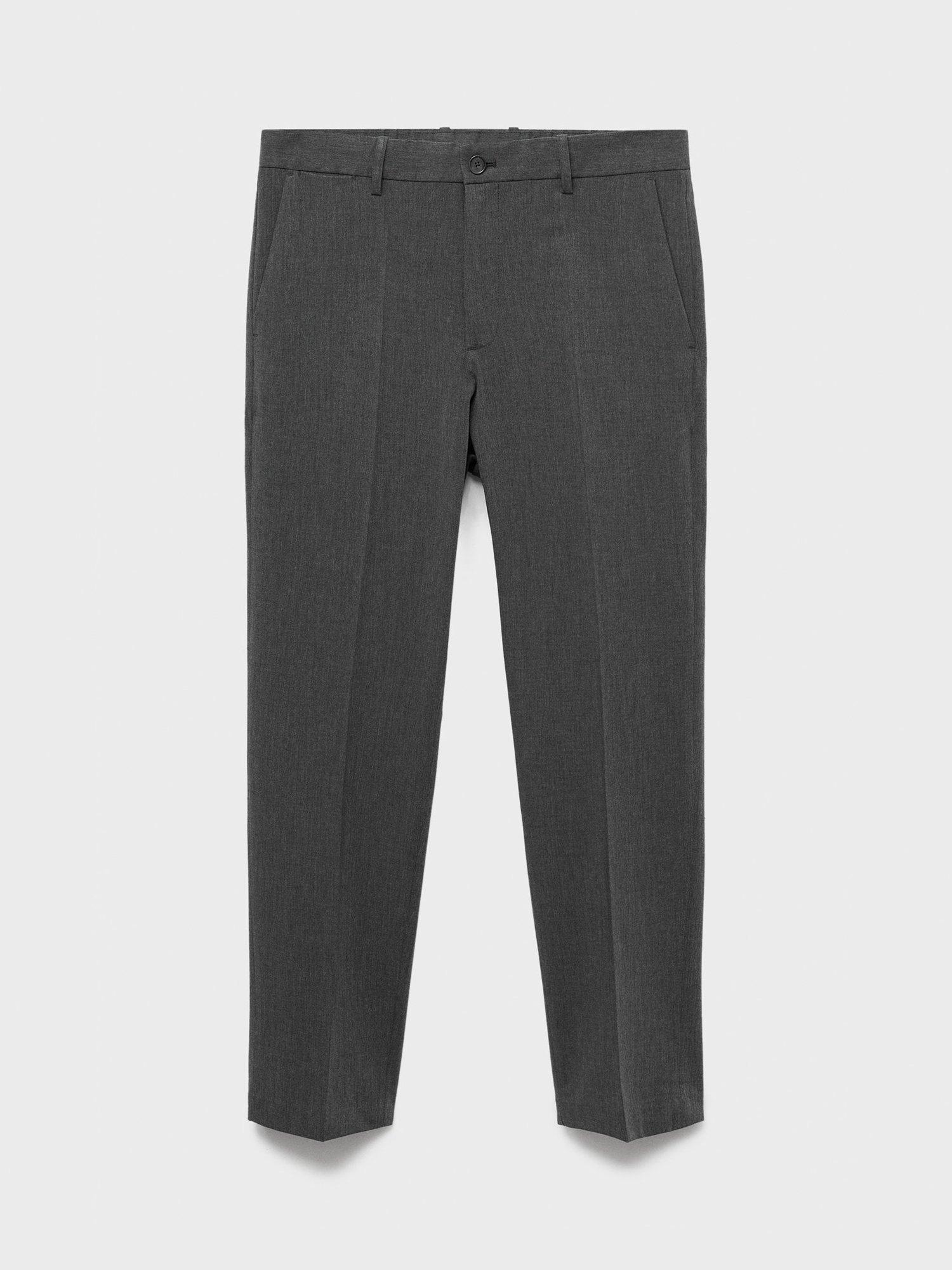 Product image 3 of 7, which shows Mango Bologna Straight Leg Chinos, Grey, 30