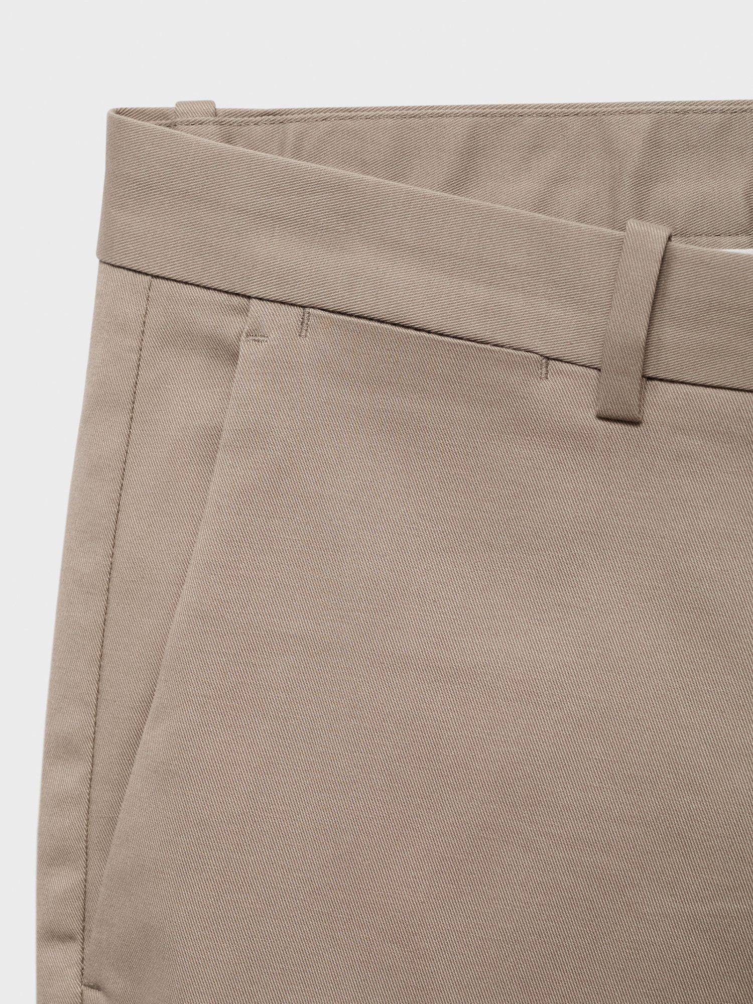 Product image 8 of 8, which shows Mango Dublino Straight Leg Chinos, Light Beige, 30