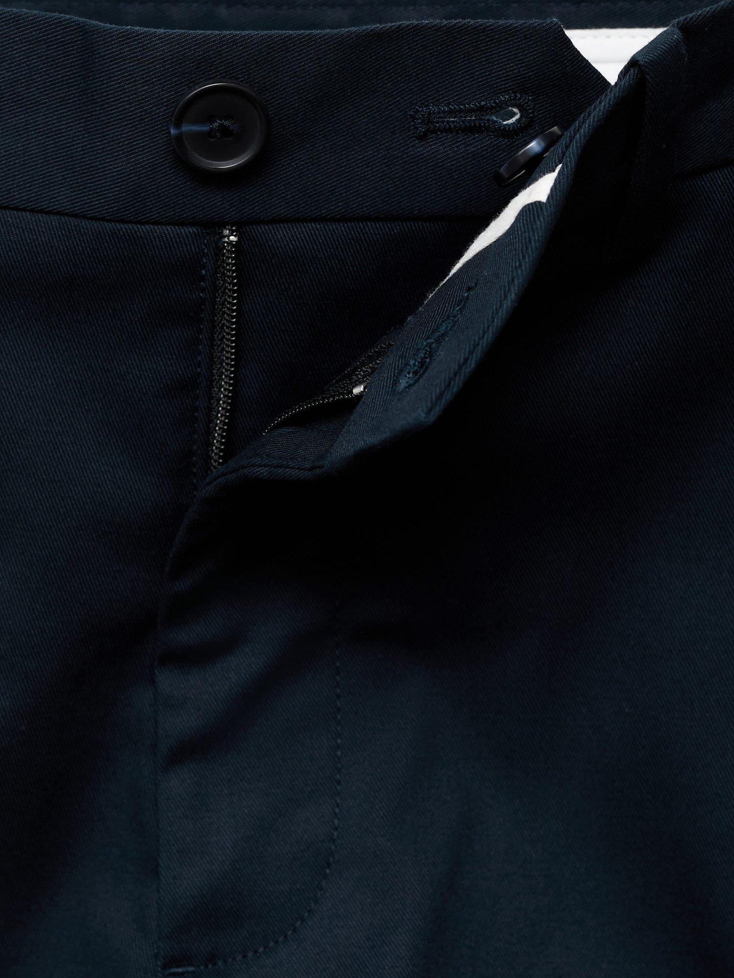 Product image 5 of 8, which shows Mango Dublino Straight Leg Chinos, Dark Blue, 30