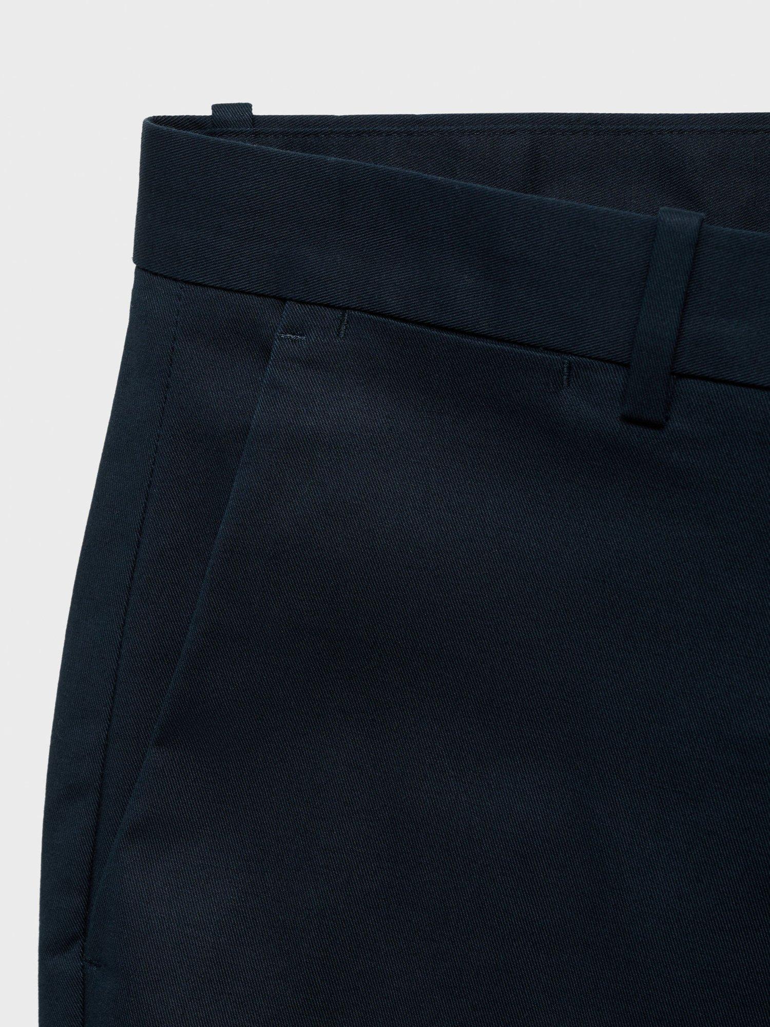 Product image 8 of 8, which shows Mango Dublino Straight Leg Chinos, Dark Blue, 30