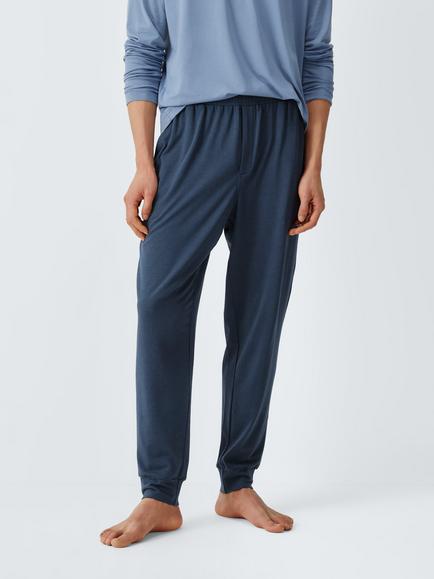 John Lewis Jersey Lounge Trousers, Blue Navy, Blue Navy