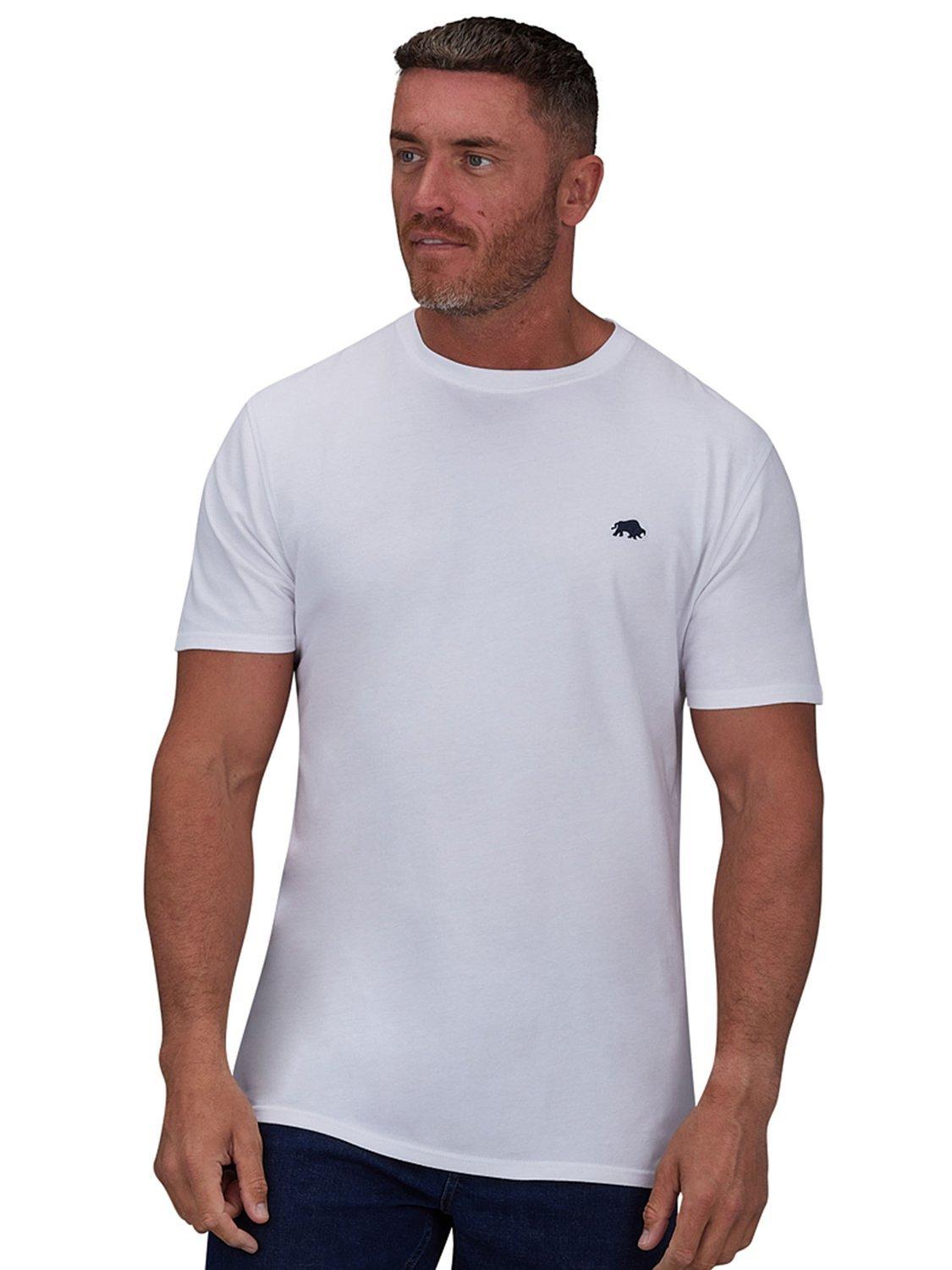 Product image 1 of 5, which shows Raging Bull Classic T-Shirt, White, S