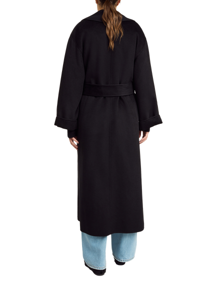 By Malene Birger Trullem Wool Blend Longline Coat - view 2, Black