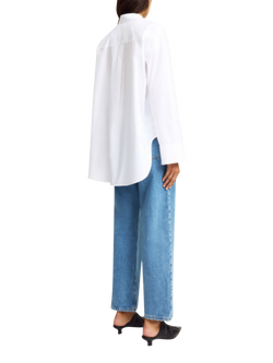 By Malene Birger Derris Oversized Cotton Shirt, White - view 2, White