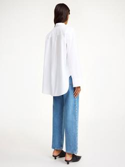 By Malene Birger Derris Oversized Cotton Shirt, White - view 2, White