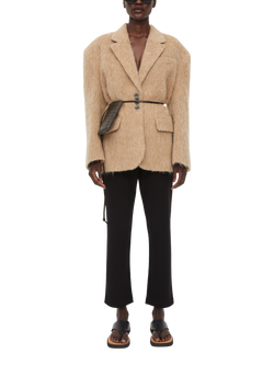 By Malene Birger Vilea Crop Trousers, Black, Black