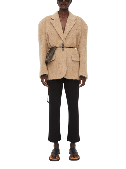 By Malene Birger Vilea Crop Trousers, Black, Black
