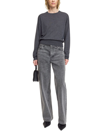 By Malene Birger Vinola Wide Leg Jeans, Grey