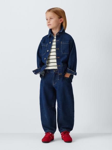 John Lewis Kids' Breton Stripe T-Shirt, Multi - view 2, Multi