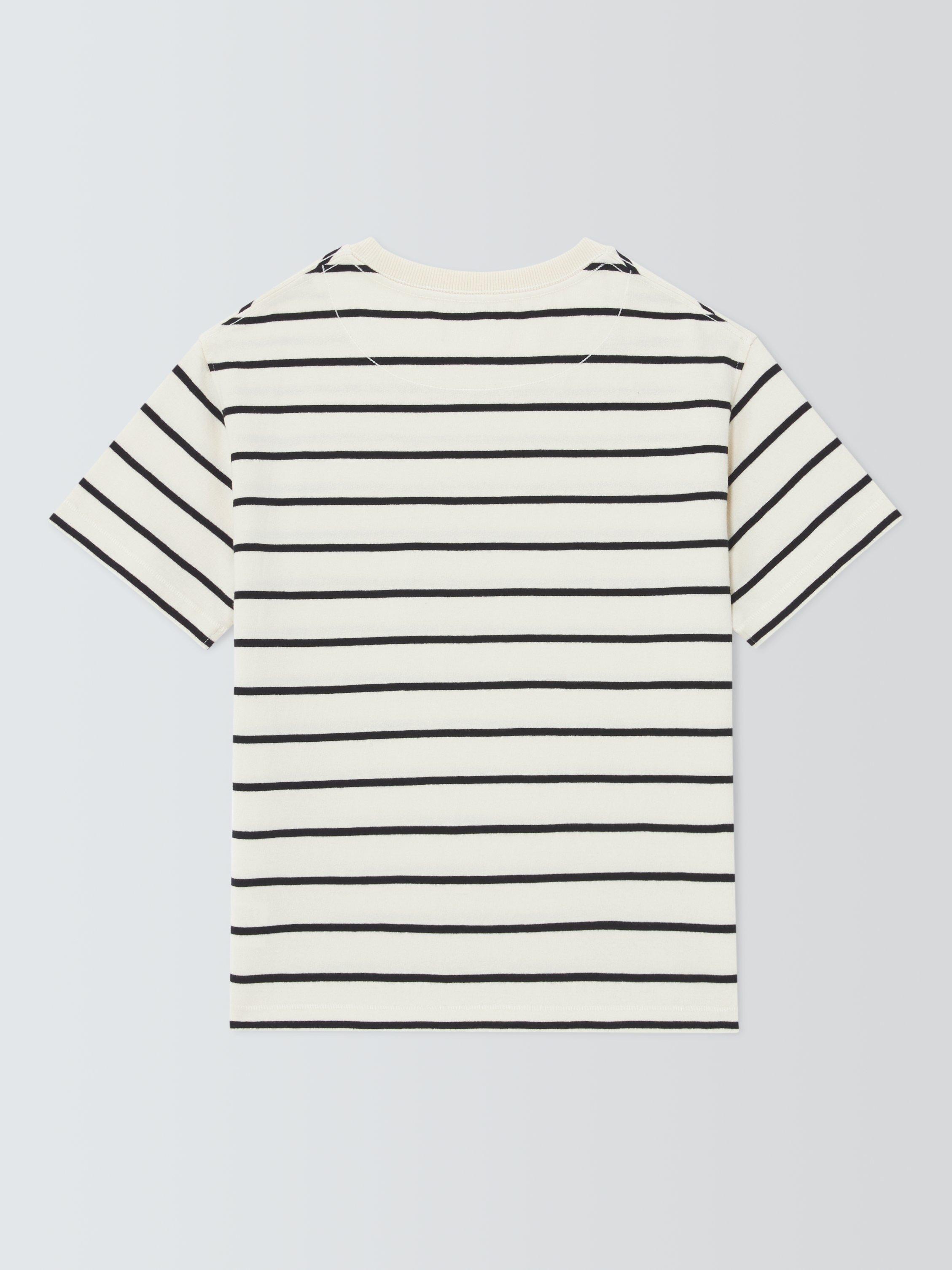 Product image 4 of 7, which shows John Lewis Kids' Breton Stripe T-Shirt, Multi, 3 years