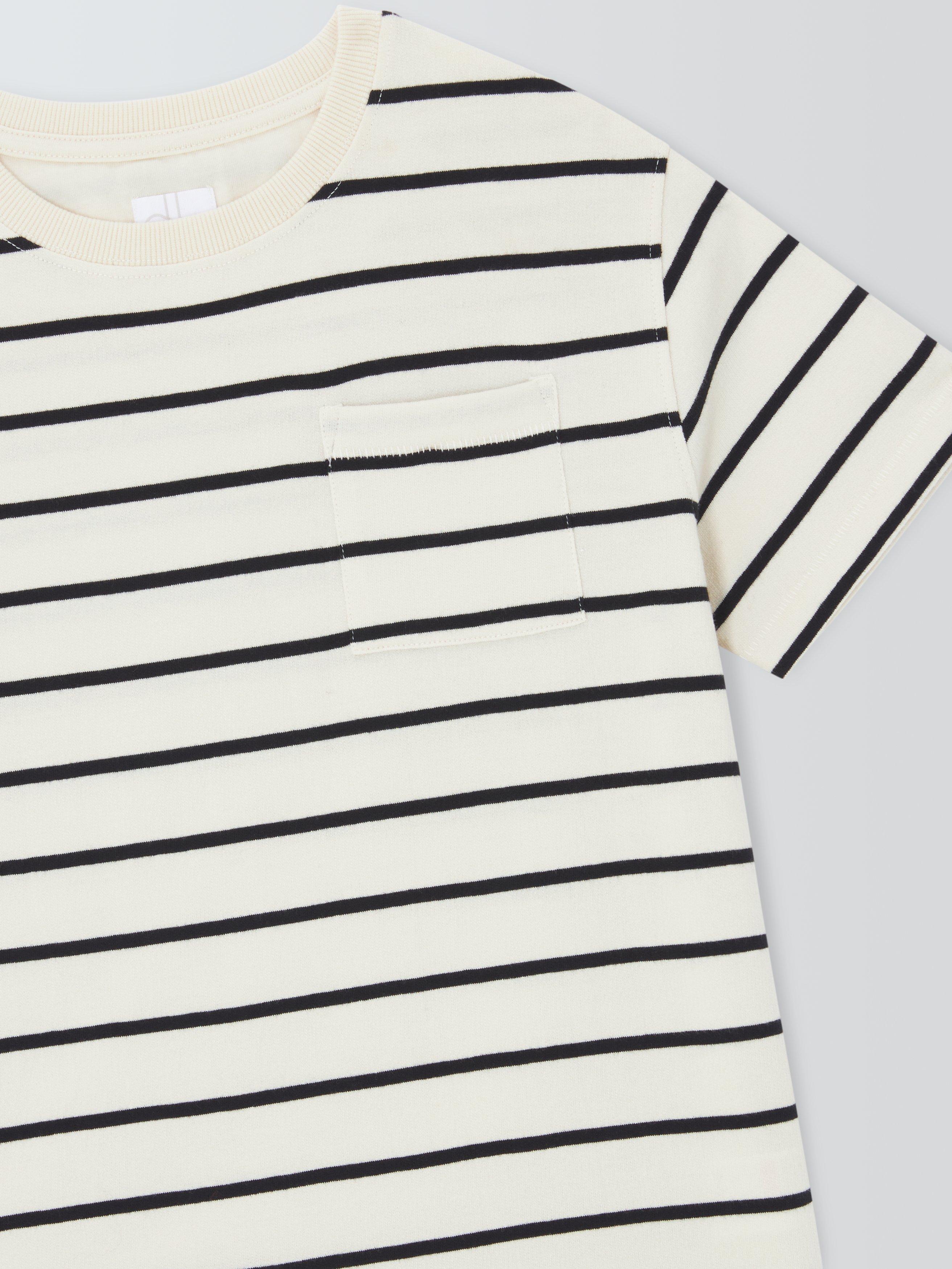 Product image 7 of 7, which shows John Lewis Kids' Breton Stripe T-Shirt, Multi, 3 years