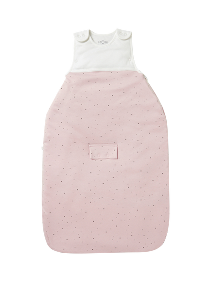MORI Baby Cotton Blend Clever Sleeping Bag, 2.5 Tog, Stardust, Stardust