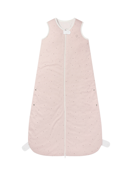MORI Baby Cotton Blend Front Opening Sleeping Bag, 2.5 Tog, Stardust, Stardust