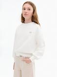 Mango Kids' Patch Sweater, Natural White