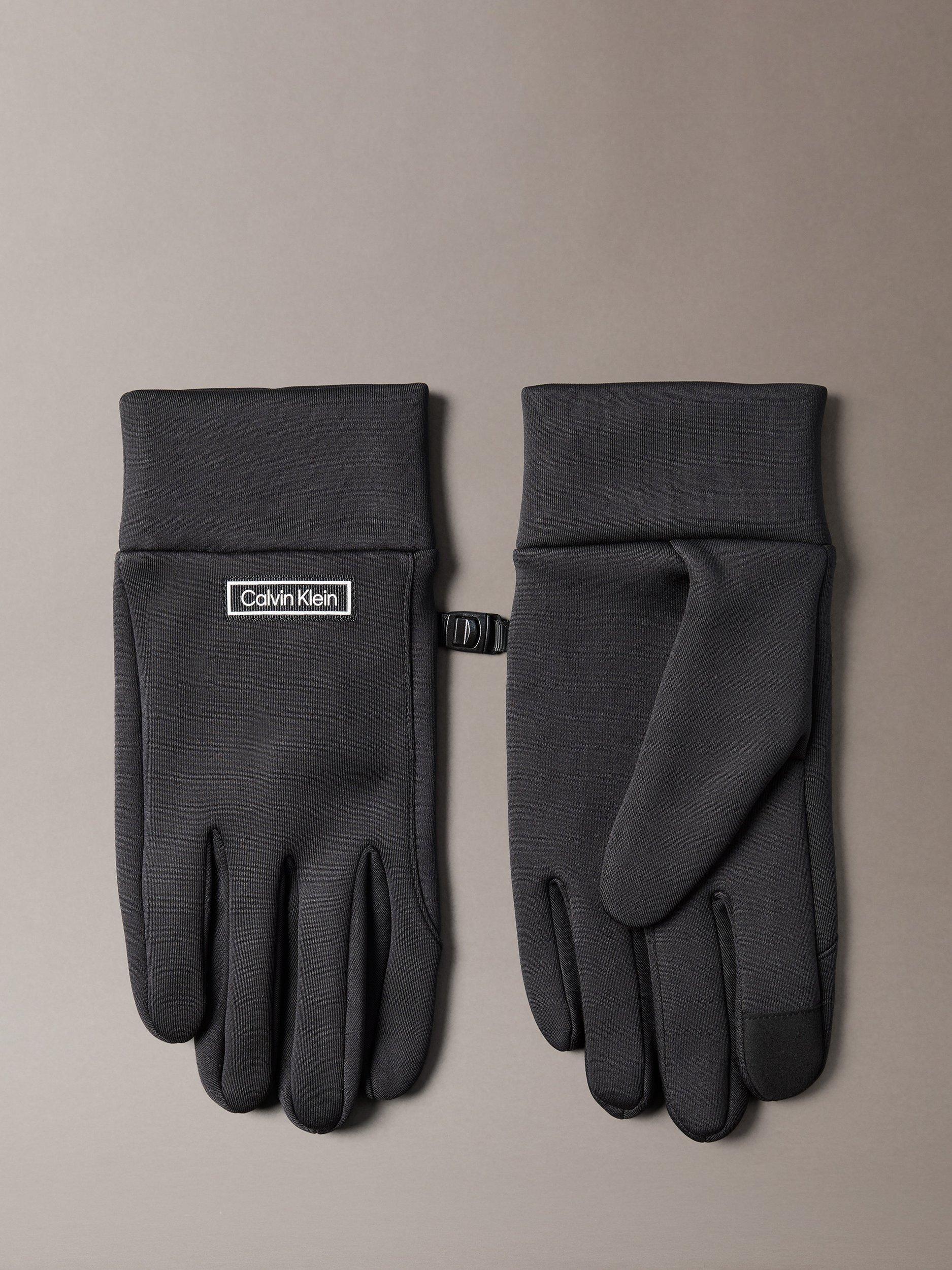 Product image 2 of 3, which shows Calvin Klein Tech Touch Gloves, Black, M