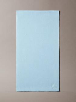 Calvin Klein Fine Rib Knit Logo Scarf, Palest Blue, Palest Blue