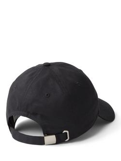 Calvin Klein Embroidered Logo Baseball Cap, Black/Bright White - view 2, Black/Bright White