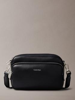 Calvin Klein Micro Pebble Camera Bag, Black, Black