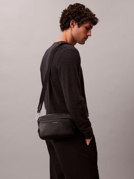 Calvin Klein Micro Pebble Camera Bag, Black - view 2, Black