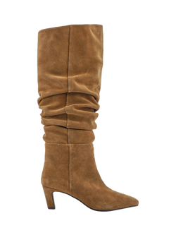 Jones Bootmaker Darlina Suede Knee High Boots, Tan