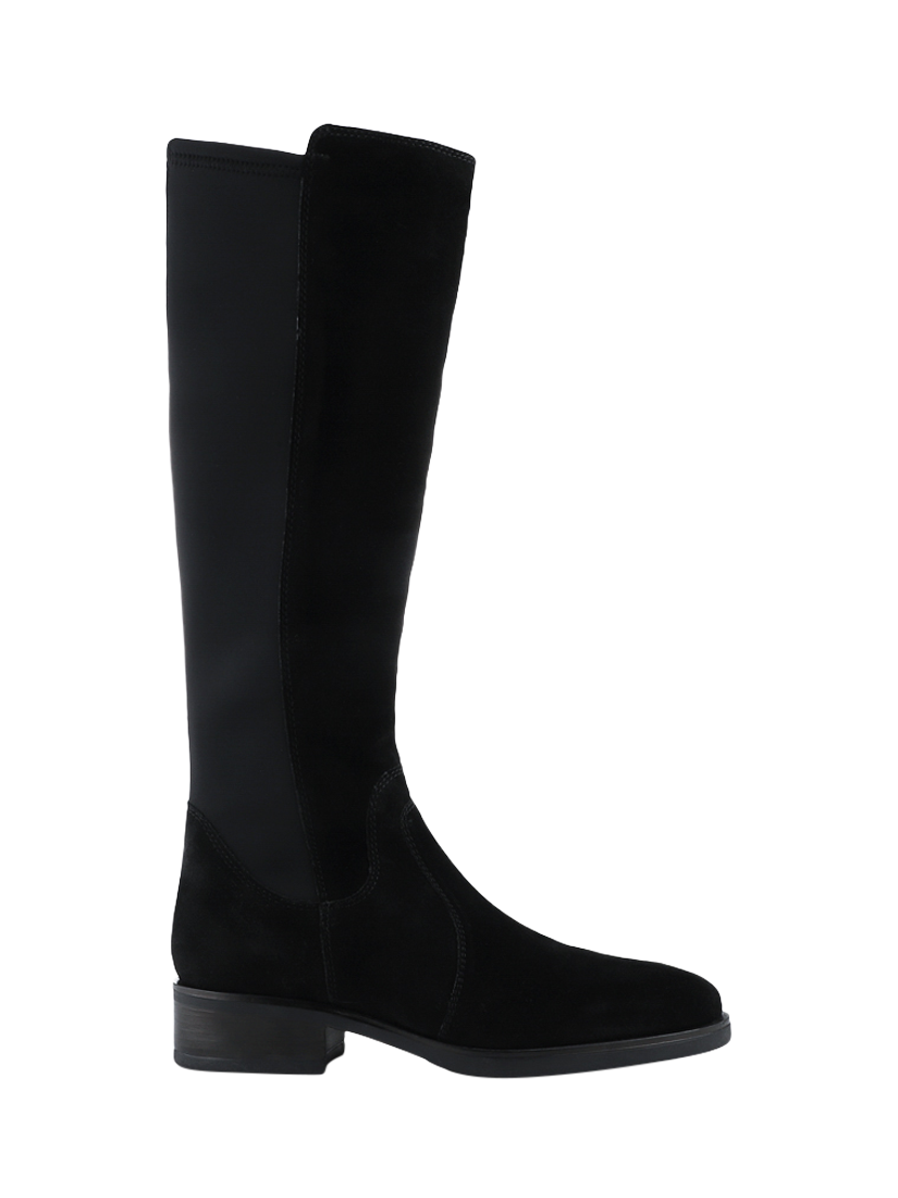 Product image 1 of 5, which shows Jones Bootmaker Ellisia Suede Knee High Boots, Black, 7