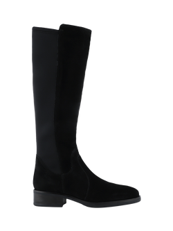 Jones Bootmaker Ellisia Suede Knee High Boots, Black, Black