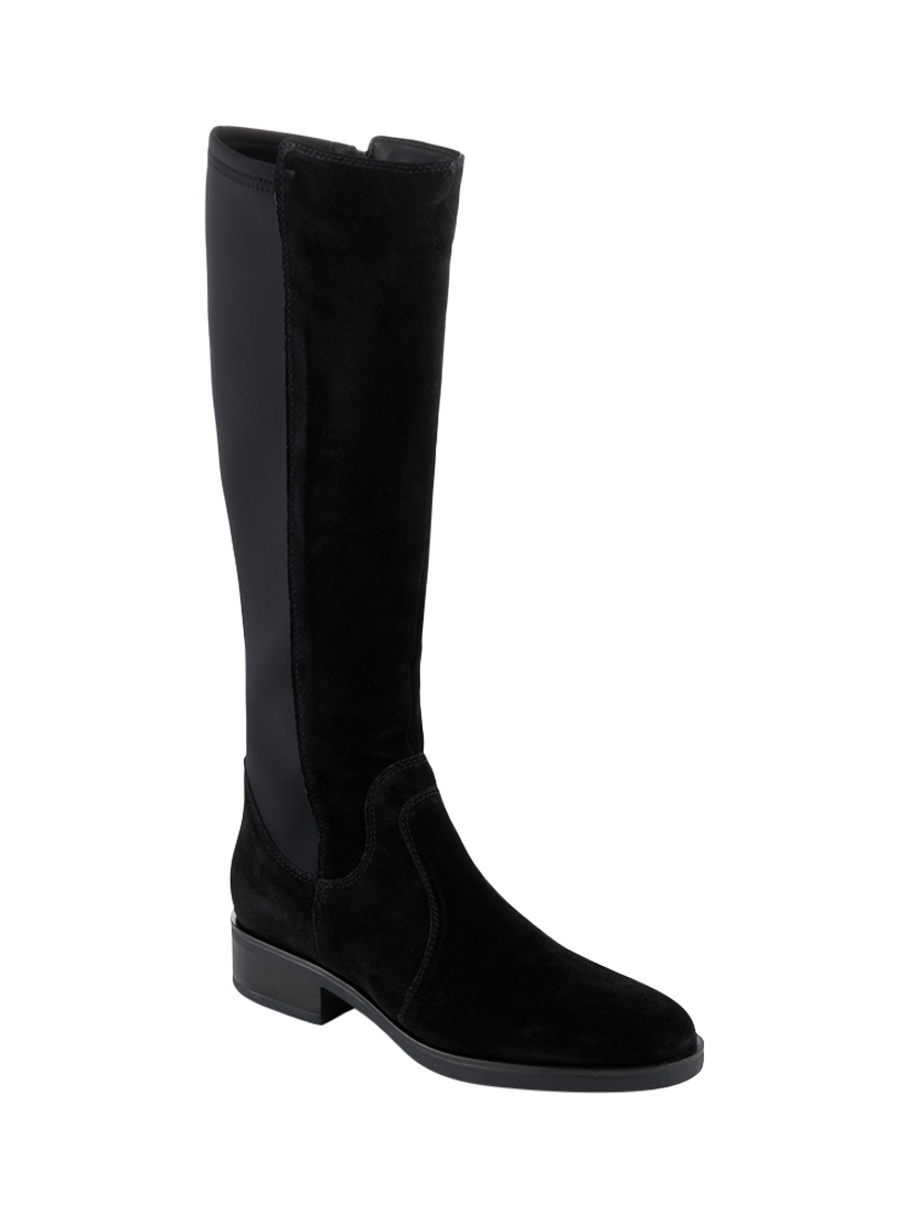 Product image 2 of 5, which shows Jones Bootmaker Ellisia Suede Knee High Boots, Black, 7