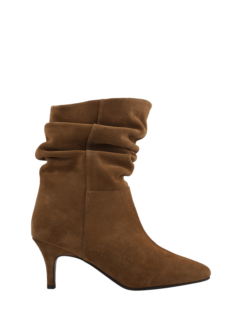 Product image 1 of 6, which shows Jones Bootmaker Kathryn Suede Ankle Boots, Tan, 3