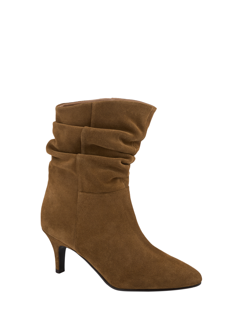 Product image 3 of 6, which shows Jones Bootmaker Kathryn Suede Ankle Boots, Tan, 3