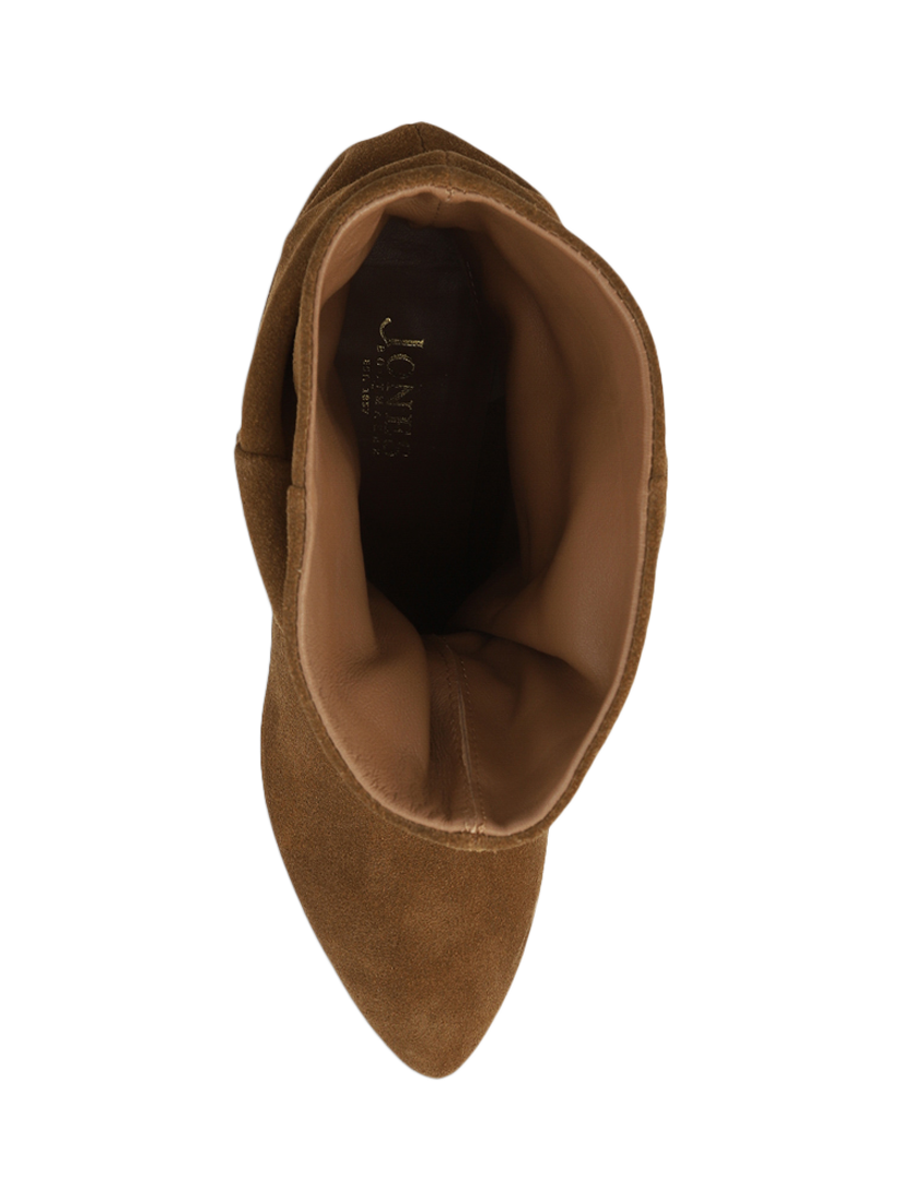 Product image 5 of 6, which shows Jones Bootmaker Kathryn Suede Ankle Boots, Tan, 3