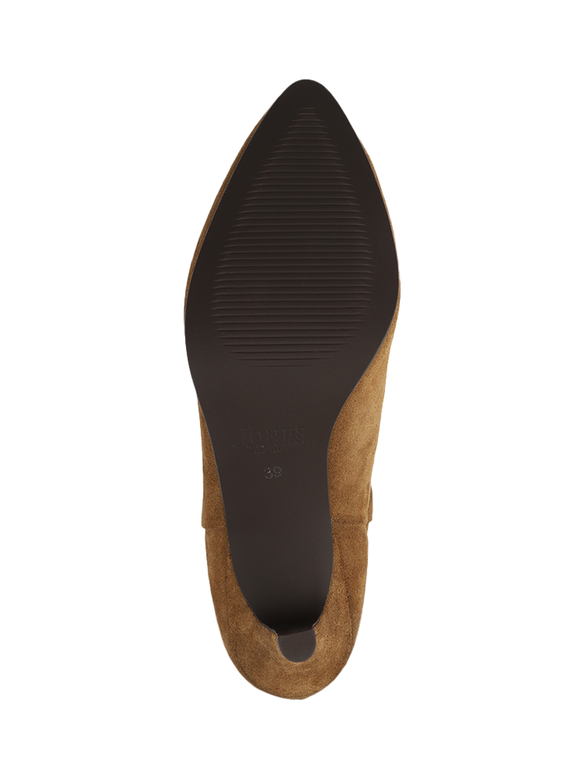 Product image 6 of 6, which shows Jones Bootmaker Kathryn Suede Ankle Boots, Tan, 3