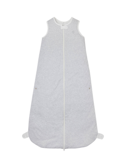 MORI Baby Cotton Blend Front Opening Sleeping Bag, Grey