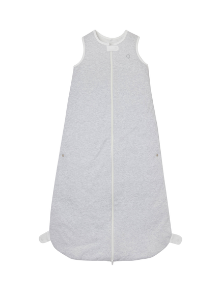 MORI Baby Cotton Blend Front Opening Sleeping Bag, Grey