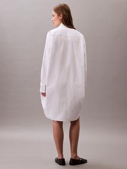 Calvin Klein Oversized Cotton Shirt, Brilliant White - view 2, Brilliant White