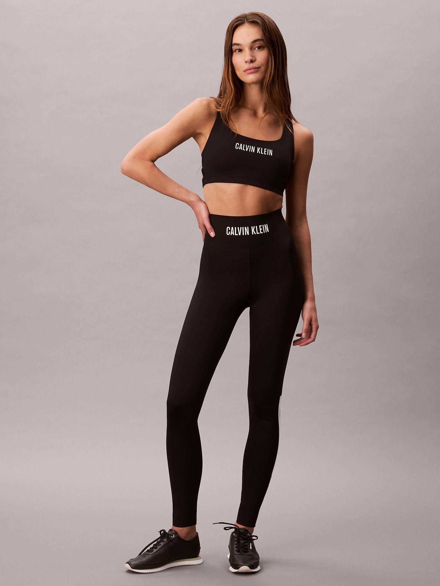 Product image 1 of 6, which shows Calvin Klein Intense Power Leggings, Black, S
