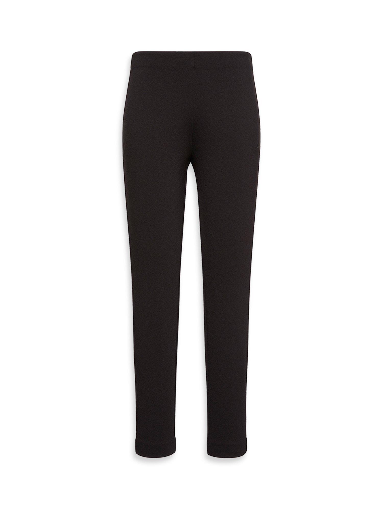 Product image 6 of 6, which shows Calvin Klein Ponte Pull On Trousers, Black, XXS