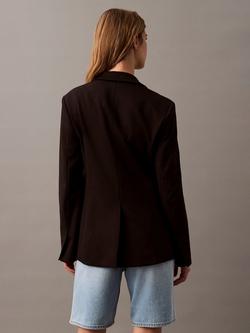 Calvin Klein Slim Fit Ponte Blazer, Black - view 2, Black