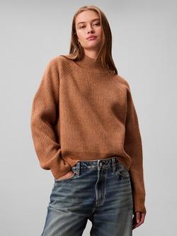 Calvin Klein Soft Ribbed Knit Jumper, Thrush