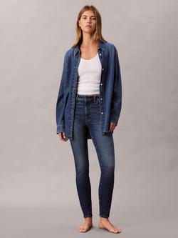 Calvin Klein High Rise Skinny Jeans, Midtown Blue, Midtown Blue