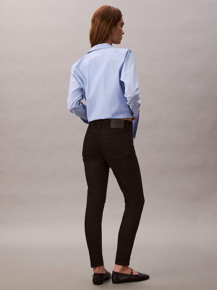 Calvin Klein Mid Rise Skinny Jeans - view 2, Classic Black