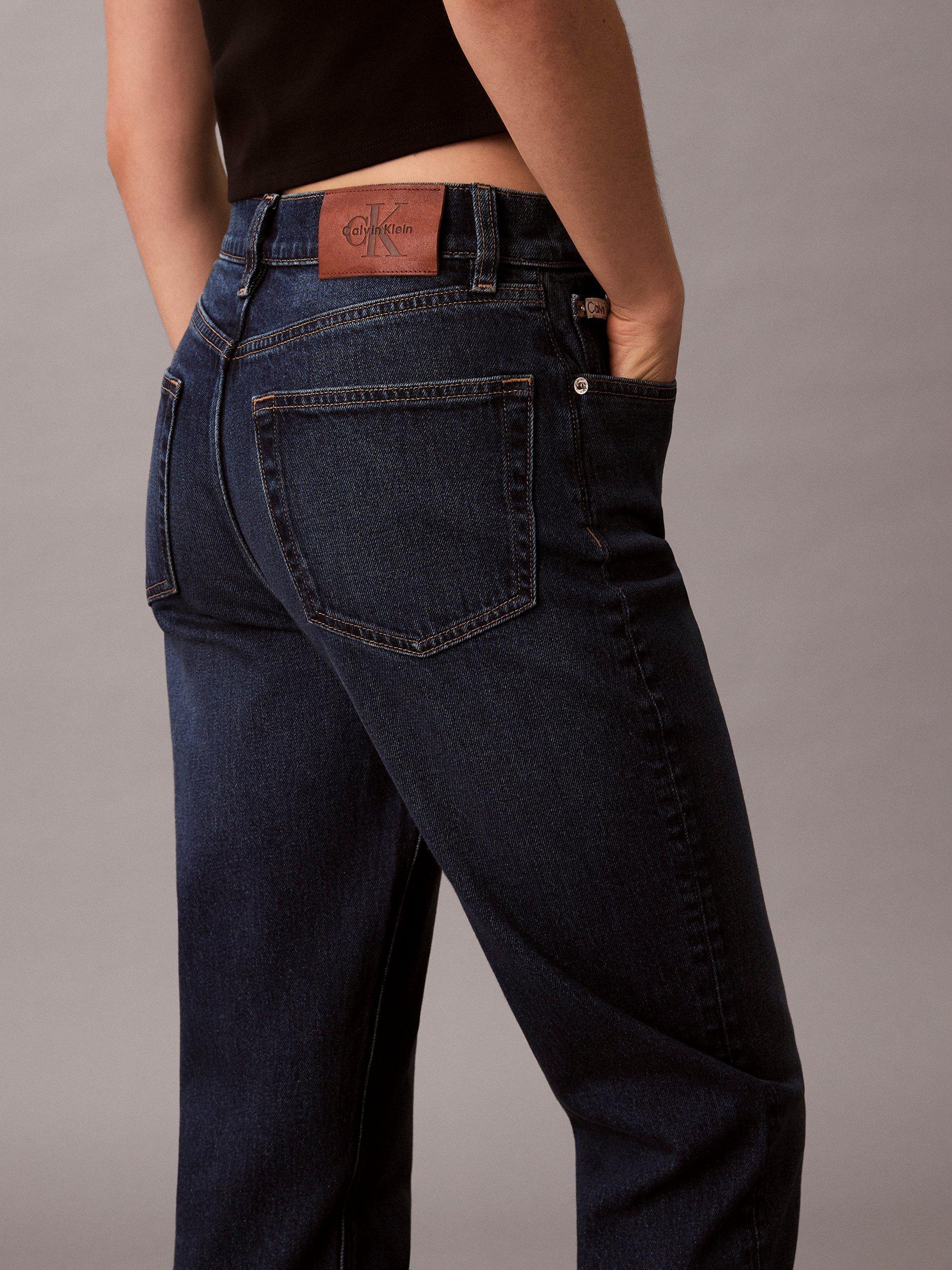 Product image 5 of 6, which shows Calvin Klein New Mom High Rise Jeans, Thompson, 25R