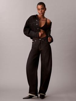 Calvin Klein Extreme High Rise Barrel Leg Jeans, Resin Rinse, Resin Rinse