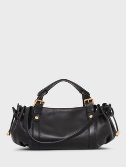 Gerard Darel 12H Leather Handbag, Black