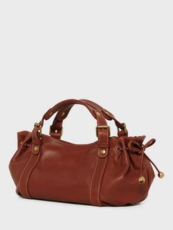 Gerard Darel 12H Leather Duffle Bag, Tan, Tan